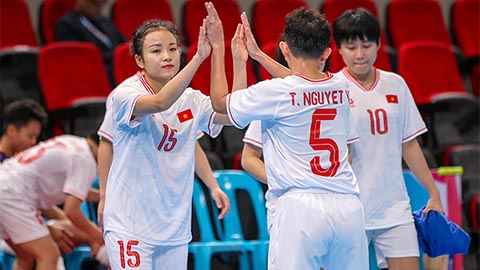 Cửa vào tứ kết futsal nữ châu Á 2025 rộng mở với Việt Nam